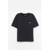 RHUDE VINTAGE BLACK MOONLIGHT WOLF POCKET T SHIRT