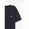 RHUDE VINTAGE BLACK MOONLIGHT WOLF POCKET T SHIRT