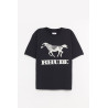 RHUDE VINTAGE BLACK DINERO T SHIRT