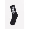 RHUDE BLACK VERTICAL RACE TRACK SOCKS