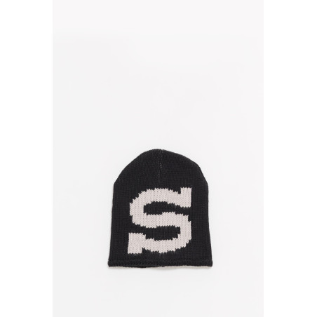STUSSY BLACK SKULLCAP KNIT BURLY S BEANIE