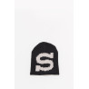 STUSSY BLACK SKULLCAP KNIT BURLY S BEANIE