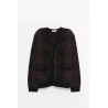 CARHARTT WIP BLACK PALISANDER EVERSON CARDIGAN