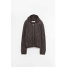 OUR LEGACY W VANISE BROWN LEVEL HOOD JACKET