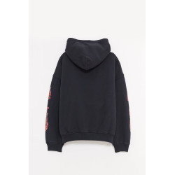 RHUDE VINTAGE BLACK MESA STALLION HOODIE