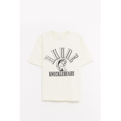RHUDE VINTAGE WHITE KNUCKLEHEADS T SHIRT