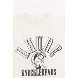 RHUDE VINTAGE WHITE KNUCKLEHEADS T SHIRT