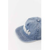 RHUDE OXFORD INDIGO LOGO DENIM HAT