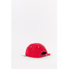 RHUDE RED WHITE CONTRAST LOGO HAT