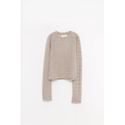 MFPEN BEIGE GAUZE RAGLAN LS T SHIRT