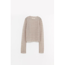 MFPEN BEIGE GAUZE RAGLAN LS T SHIRT