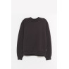 STUSSY WASHED BLACK FLEECE RAGLAN CREWNECK