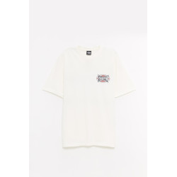 STUSSY NATURAL CHAMPION OVAL PIG DYED T SHIRT