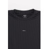 SATISFY BLACK AURALITE PLEATED LS T SHIRT