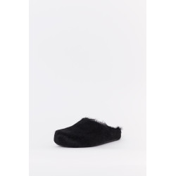 MARNI BLACK FUSSBET SABOT LOAFERS