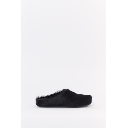 MARNI BLACK FUSSBET SABOT LOAFERS