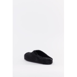 MARNI BLACK FUSSBET SABOT LOAFERS
