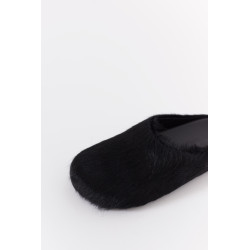 MARNI BLACK FUSSBET SABOT LOAFERS