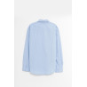 AMI CASHMERE BLUE BOXY FIT SHIRT