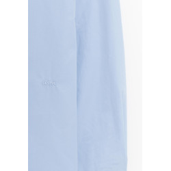 AMI CASHMERE BLUE BOXY FIT SHIRT