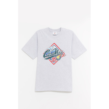 CASABLANCA GREY MARLE CASA WAY WORLD SERIES T SHIRT