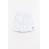 LOUVOIS WHITE BLUE LA COTE SHORTS