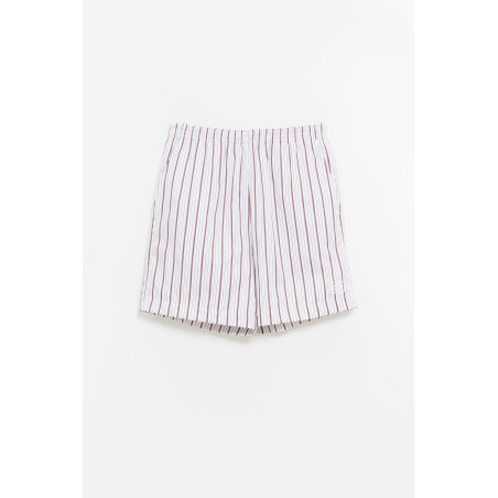 LOUVOIS BROWN STRIPE LA COTE SHORTS