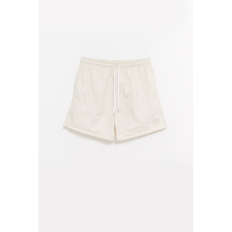LOUVOIS BEIGE SEAQUAL SWIMMING SHORTS