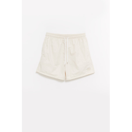 LOUVOIS BEIGE SEAQUAL SWIMMING SHORTS