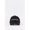 LANVIN BLACK BASEBALL CAP
