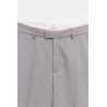 SECOND LAYER GREY IDDEN CHECK BAGGY PRIMO TROUSER