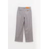 SECOND LAYER GREY IDDEN CHECK BAGGY PRIMO TROUSER