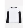SECOND LAYER WHITE BLACK SHRINE BBALL LS T SHIRT