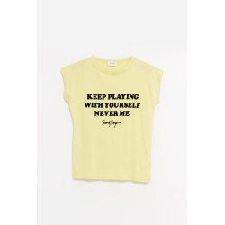 SECOND LAYER YELLOW NIAGARA T SHIRT