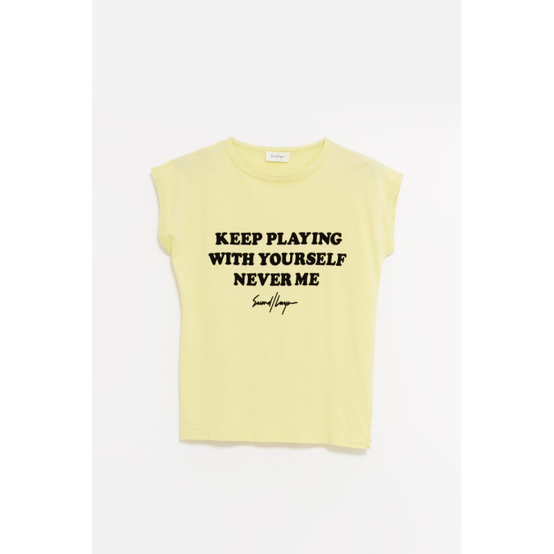 SECOND LAYER YELLOW NIAGARA T SHIRT