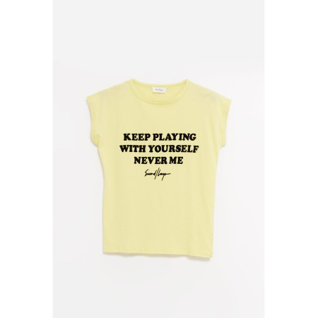 SECOND LAYER YELLOW NIAGARA T SHIRT