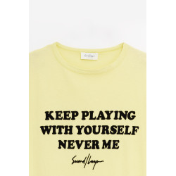 SECOND LAYER YELLOW NIAGARA T SHIRT