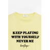 SECOND LAYER YELLOW NIAGARA T SHIRT