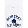 SECOND LAYER WHITE BABY BAGGY T SHIRT