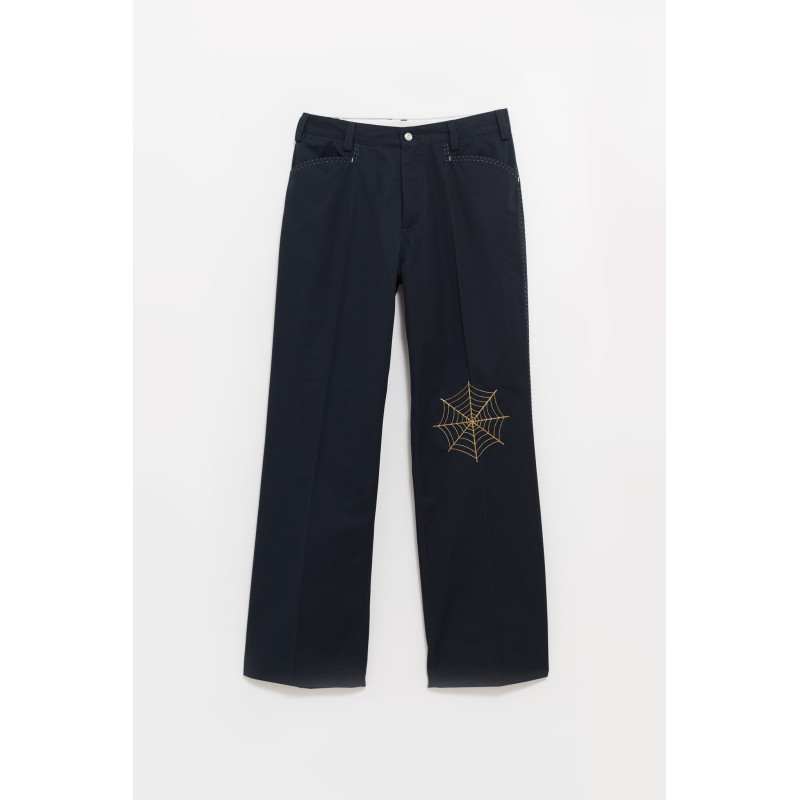 SECOND LAYER NAVY ANGEL TROUSER