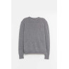 MARINE SERRE DARK GREY CLEAN WOOL KNIT CREWNECK