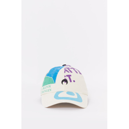 MARINE SERRE ECRU REGENERATED TOTE BAGS BASEBALL CAP