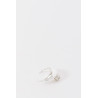 MARINE SERRE SHINY SILVER SILVER PLATED MOON EARRINGS