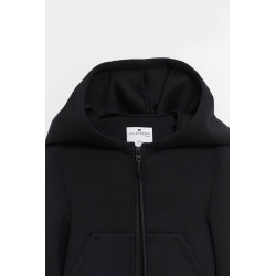 COURREGES BLACK COCOON BONDED JACKET