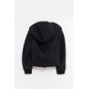 COURREGES BLACK COCOON BONDED JACKET