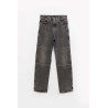 MARTINE ROSE BLACK PANELLED JEAN