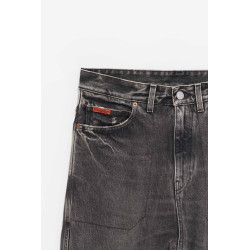 MARTINE ROSE BLACK PANELLED JEAN