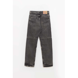 MARTINE ROSE BLACK PANELLED JEAN