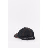 MARTINE ROSE BLACK ORANGE ROLL BACK CAP