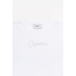COPERNI WHITE CRYSTAL LOGO T SHIRT